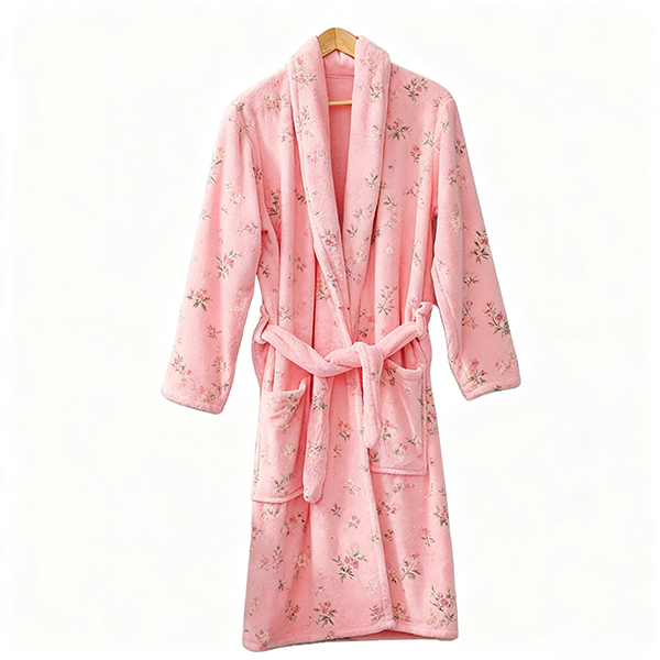 Women's High-Quality Coral Velvet Bathrobe - Luxury Soft Skin-Friendly Warm Pajama for Home Leisure