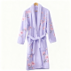 High-Quality Soft Coral Velvet Bathrobe - Women's Luxury Warm Skin-Friendly Home Leisure Pajama