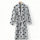 Soft Skin-Friendly Coral Velvet Bathrobe - Women's High-Quality Luxury Warm Home Leisure Pajama