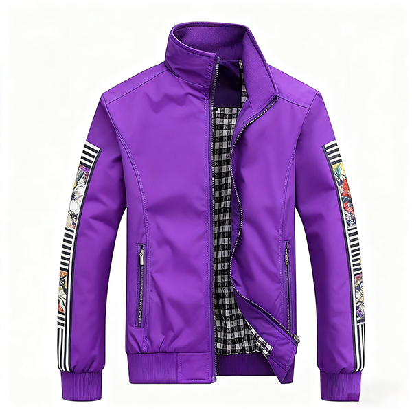 Casual Fashion Slim Men's Jacket - Autumn Fall Lightweight Bomber Outdoor Daily Versatile Overcoat